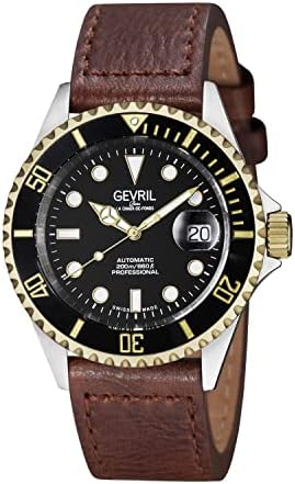 Amazon.com: Gevril Men's Wall Street Stainless Steel Watch